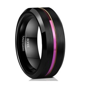 BOFEE Wedding Band Ring for men.